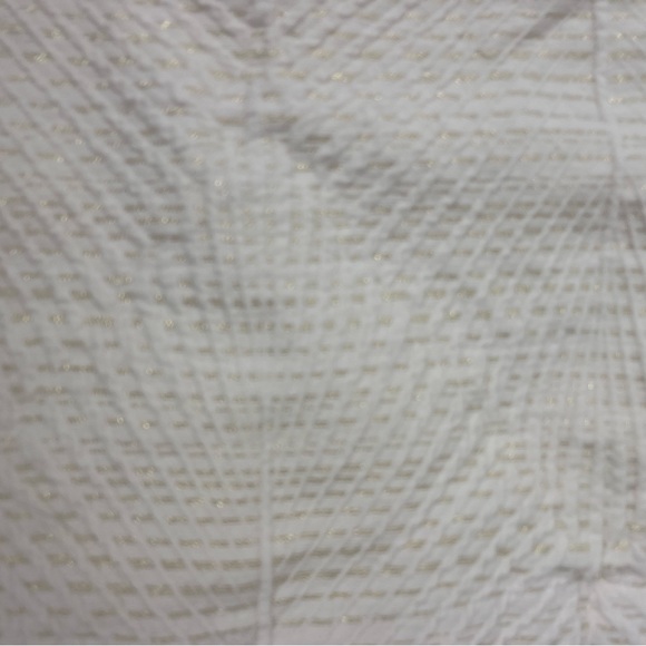 Scott Living cream texture sham pair(2)gold metallic thread detail - Picture 6 of 11